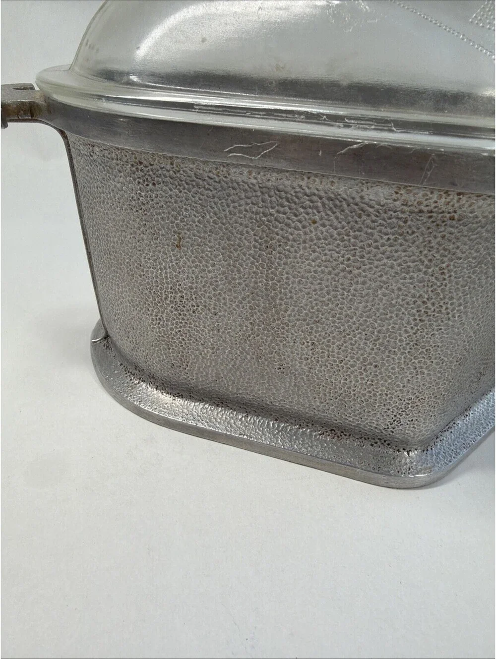Guardian Service Ware Cast Aluminum Pot, Triangle Pan w Glass Lid